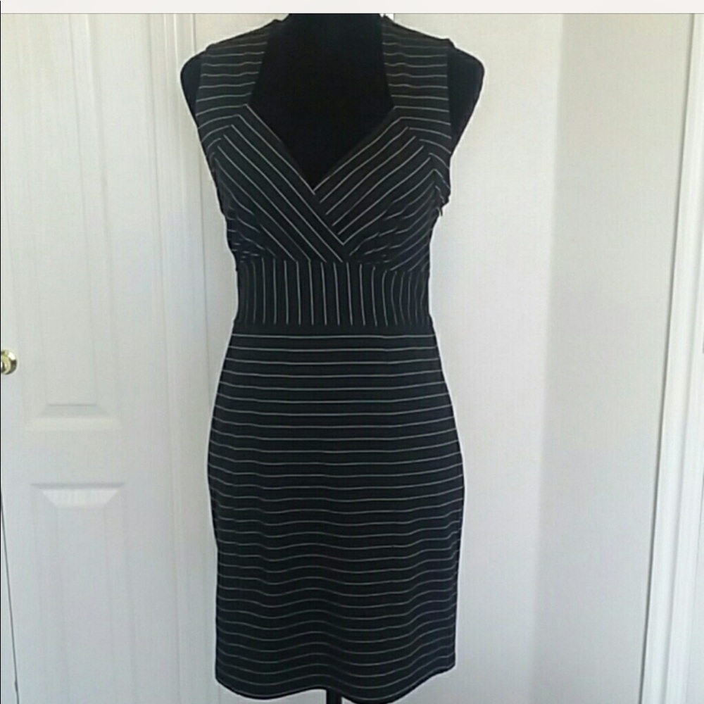 Sexy pinstriped dress